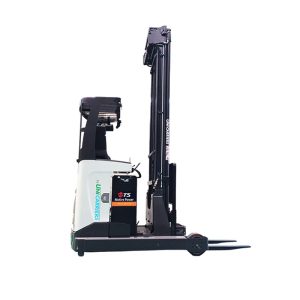 Xe nâng điện Reach Truck ngồi lái (độ nâng 12m) Nissan