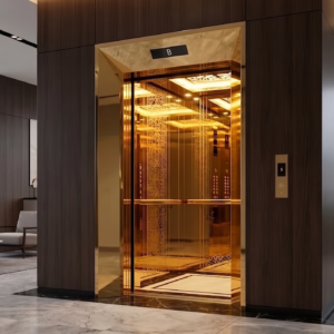 Thang máy khách sạn cabin inox