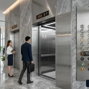 Báo giá thang máy 8 người trọn gói với linh kiện chính hãng Fuji và Mitsubishi mới nhất