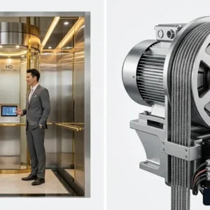 Bảng giá thang máy biệt thự trọn gói với các linh kiện nhập khẩu chính hãng