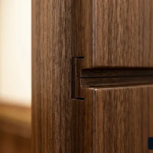 Chi tiết kỹ thuật ghép mộng tinh xảo giúp thang máy cabin gỗ vận hành êm ái.
