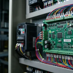 Chi tiết linh kiện và động cơ Inverter tiết kiệm điện của thang máy cải tạo nhà cũ