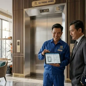 Chuyên gia Thang Máy HD tư vấn giải pháp lắp đặt thang máy khách sạn 800kg thực tế.
