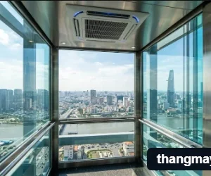 Công nghệ kính Low-E cản nhiệt hiệu quả cho cabin thang máy kính ngoài trời