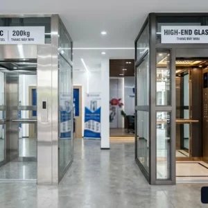 Báo giá Thang máy mini 200kg đa dạng phân khúc từ dòng liên doanh đến nhập khẩu cao cấp