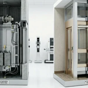 So sánh công nghệ cáp kéo và trục vít cho dòng thang máy mini 250kg gia đình