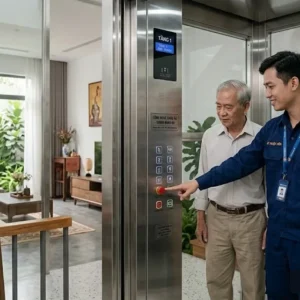 Chuyên gia Thang Máy HD tư vấn giải pháp lắp đặt thang máy nhà phố nhỏ cho khách hàng