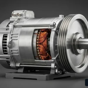Động cơ máy kéo không hộp số Gearless giúp thang máy tiết kiệm điện hiệu quả