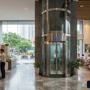 Giải pháp lắp đặt thang máy tòa nhà 10 tầng phù hợp cho văn phòng và chung cư mini