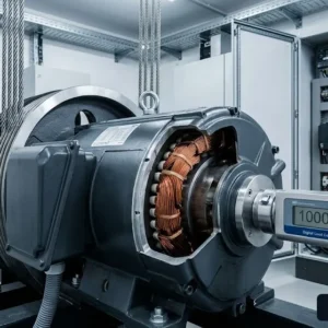 Chi tiết động cơ không hộp số tiết kiệm điện dùng cho thang máy văn phòng 1000kg