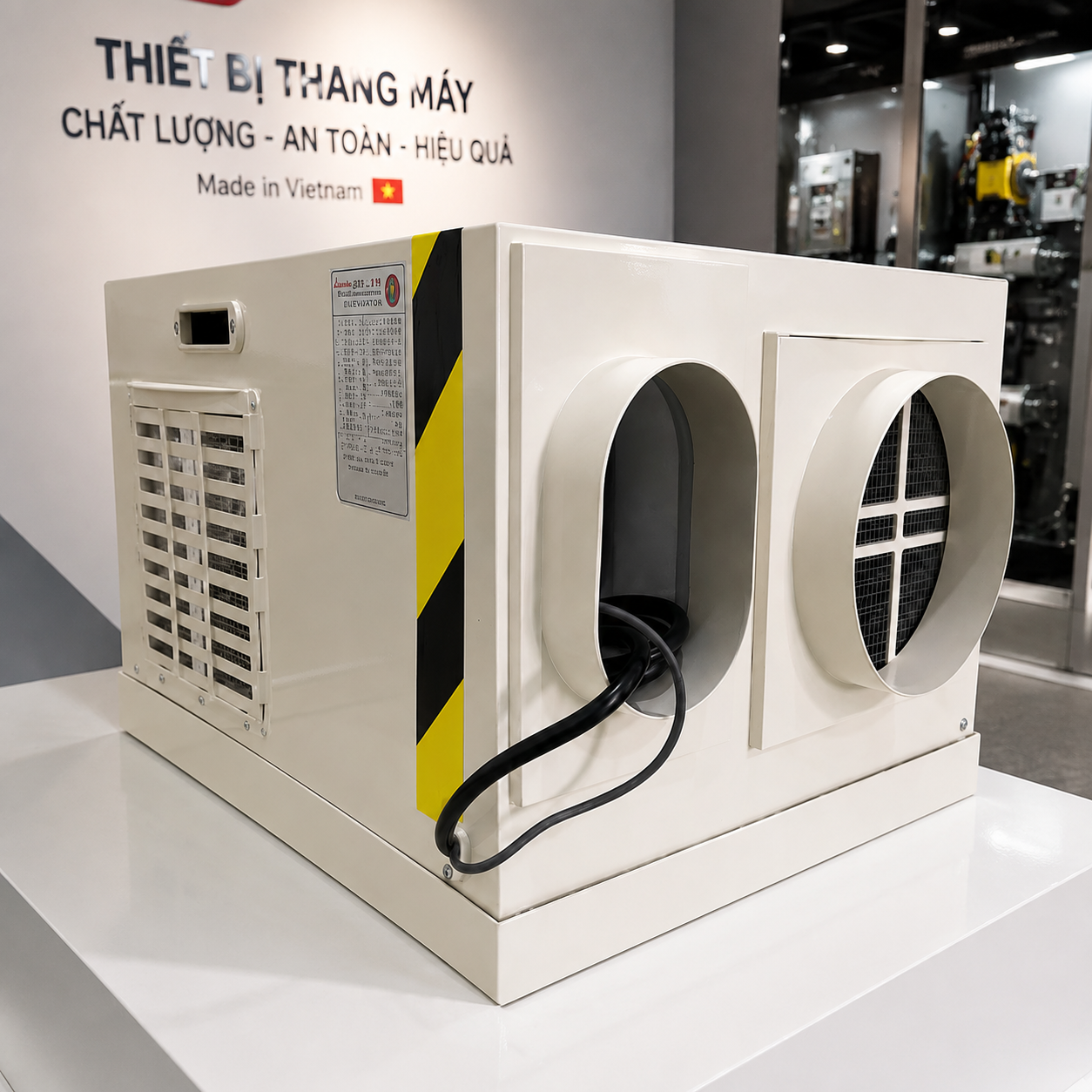 Điều hòa cho cabin thang máy