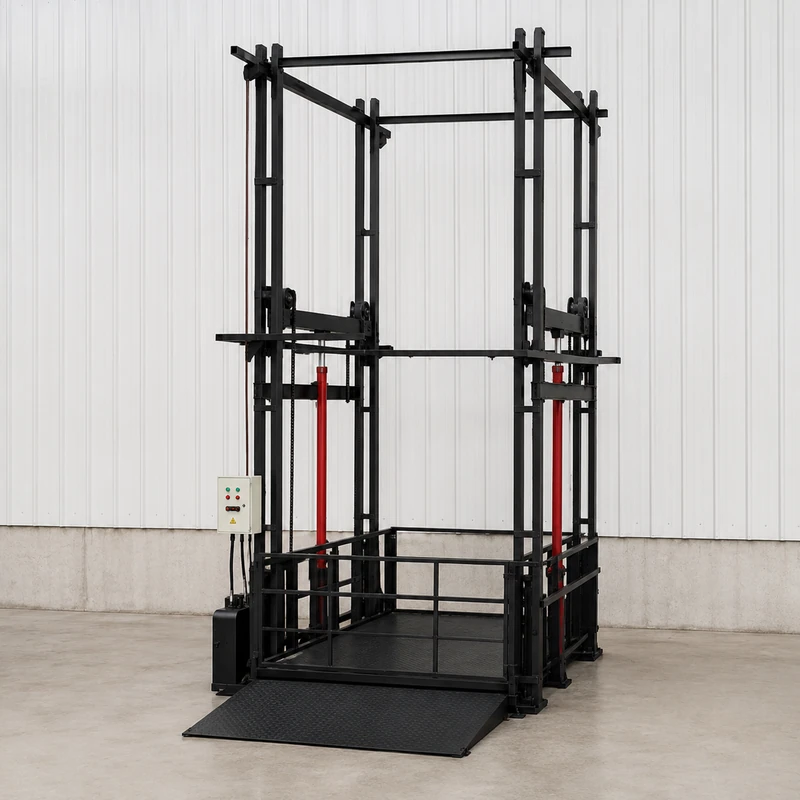 Thang nâng hàng thủy lực