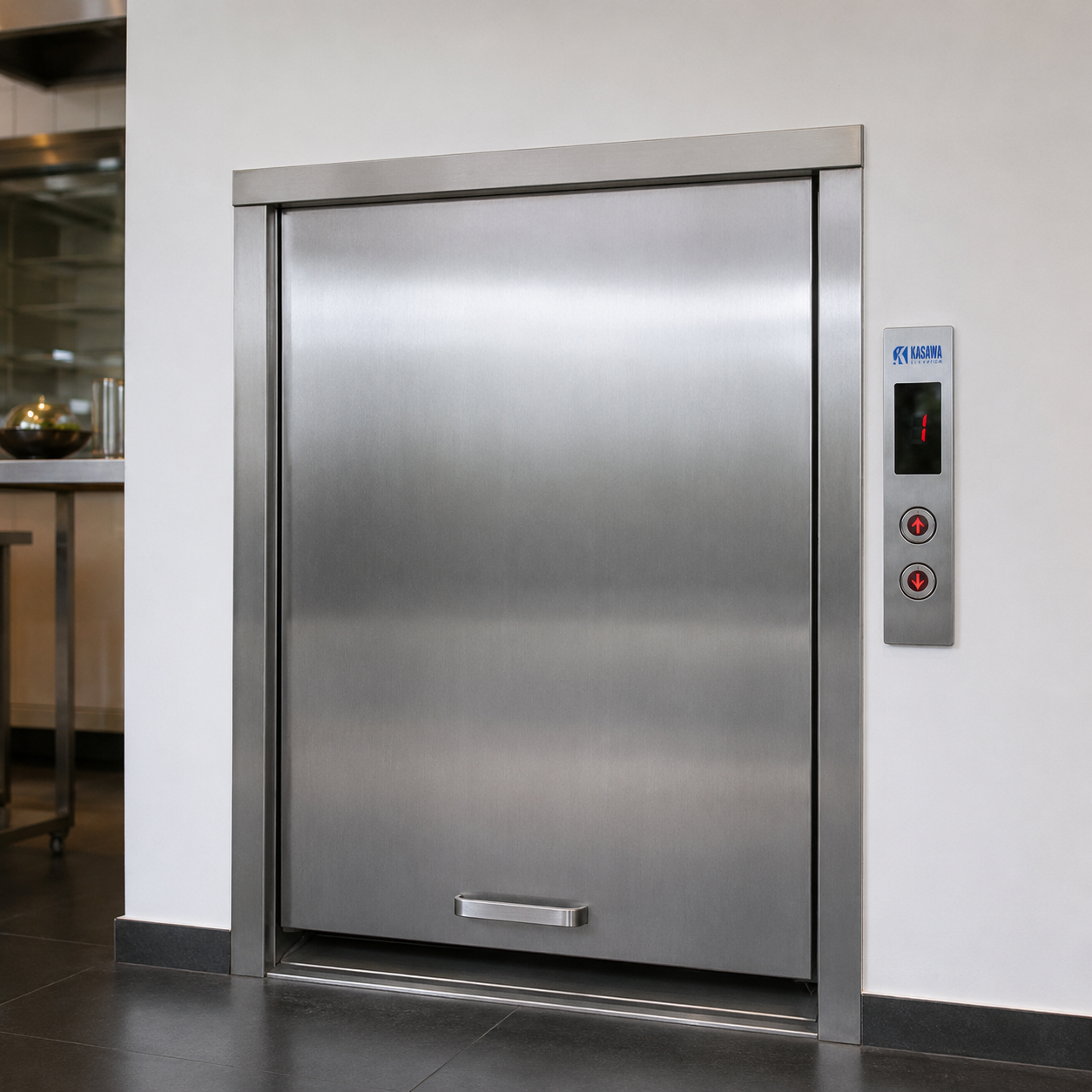 Thang tời thực phẩm 300kg (2-5 điểm dừng)